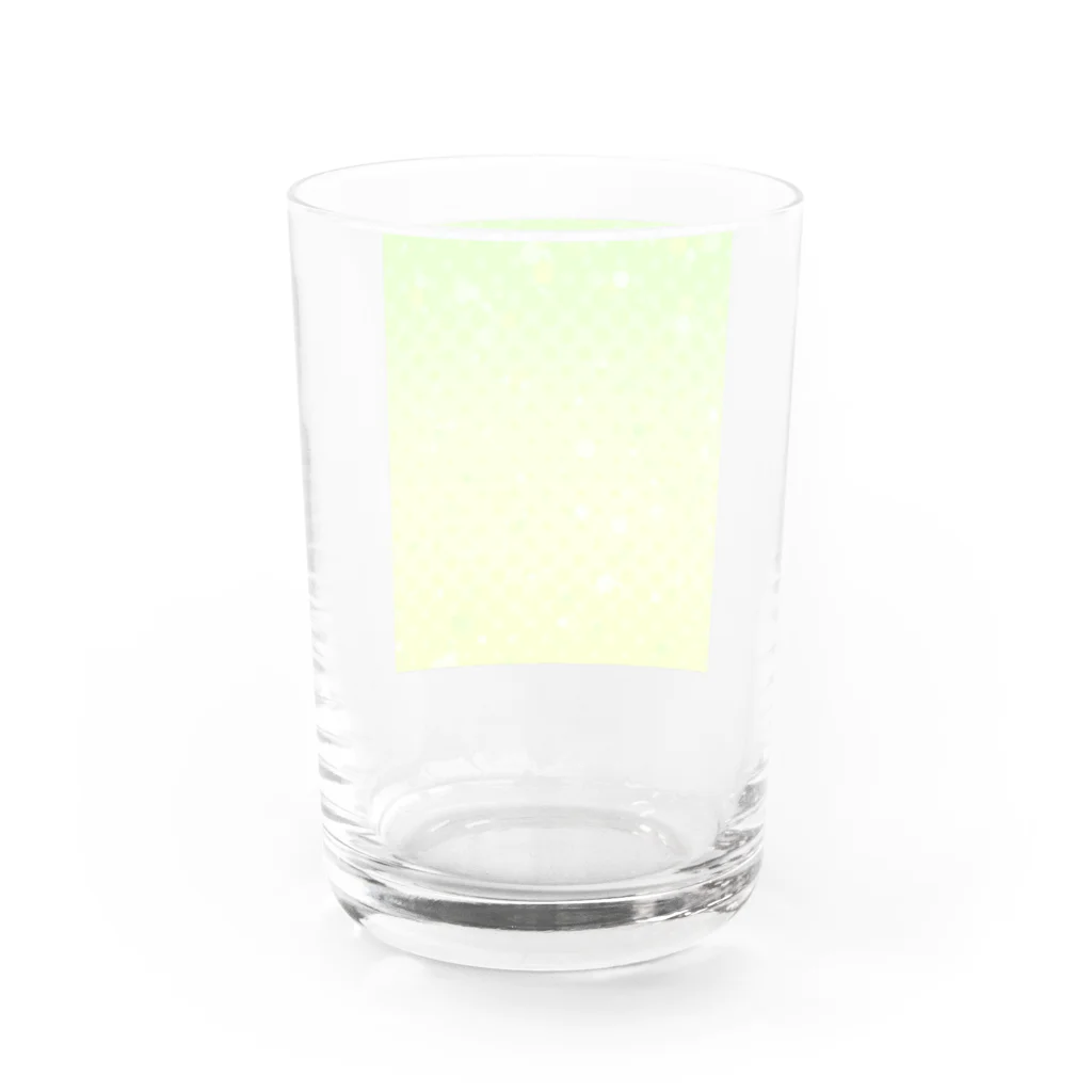 七色金魚鉢のレモンライムソーダ Water Glass :back