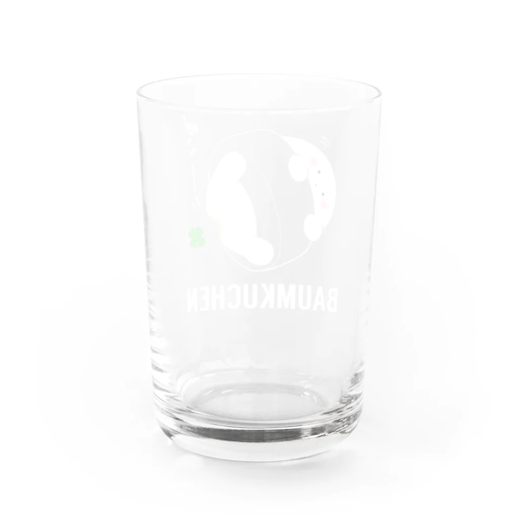 ゆるり堂のカラーでぱっかーん白 Water Glass :back