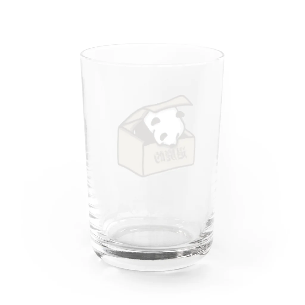 田中ザビエル世界のどうぶつの退廃的パンダンボール Water Glass :back