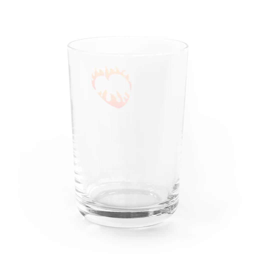 フォーヴァの情熱ハート Water Glass :back