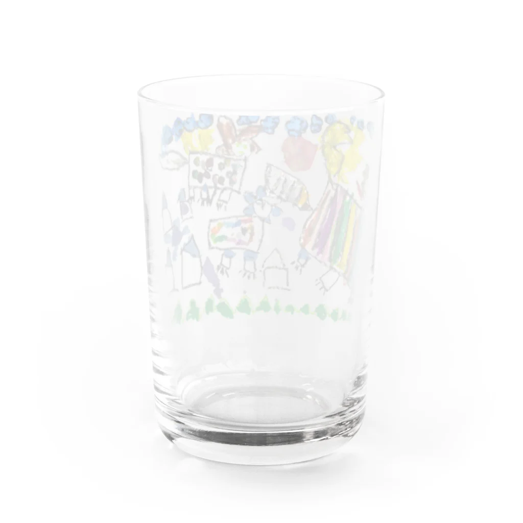 ぷらむにぃのにじいろのりゅう Water Glass :back