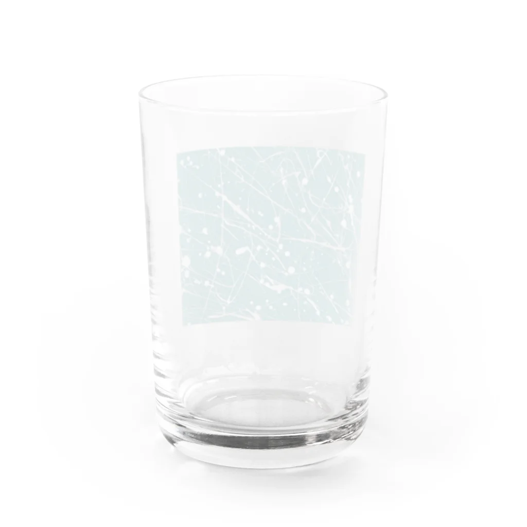 そちもち展のえのぐ白 Water Glass :back