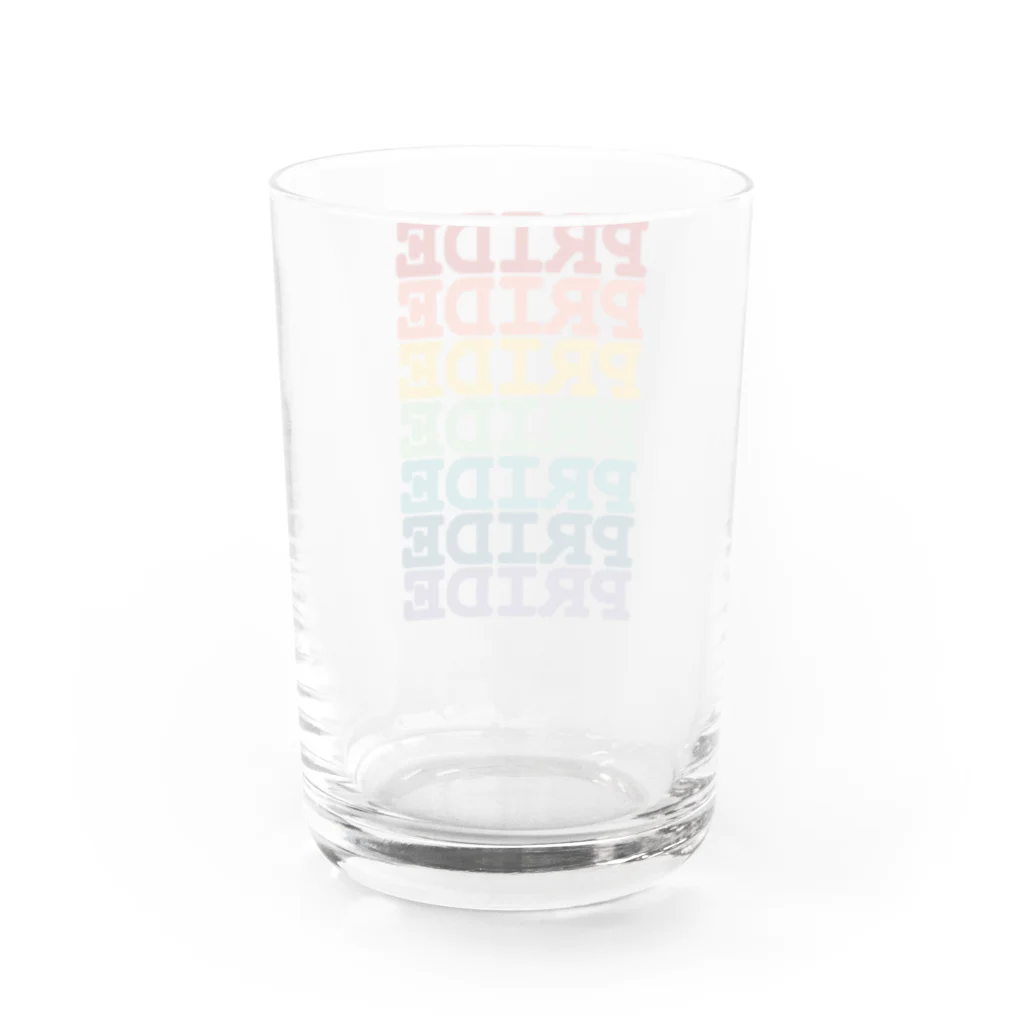 UNIQUE BOUTIQUEのRainbow Pride Water Glass :back