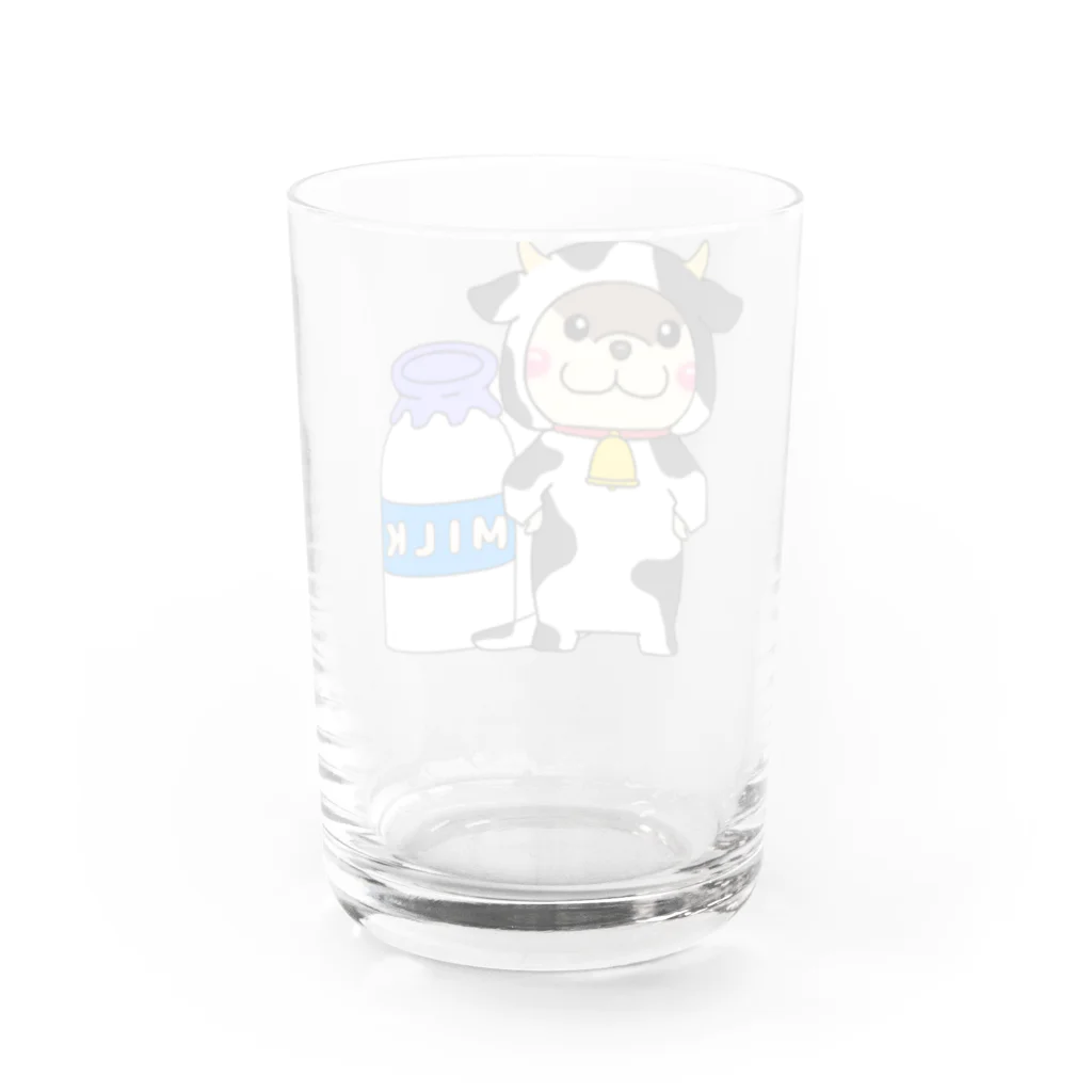 カワウソちゃんのお店のウシカワウソ Water Glass :back