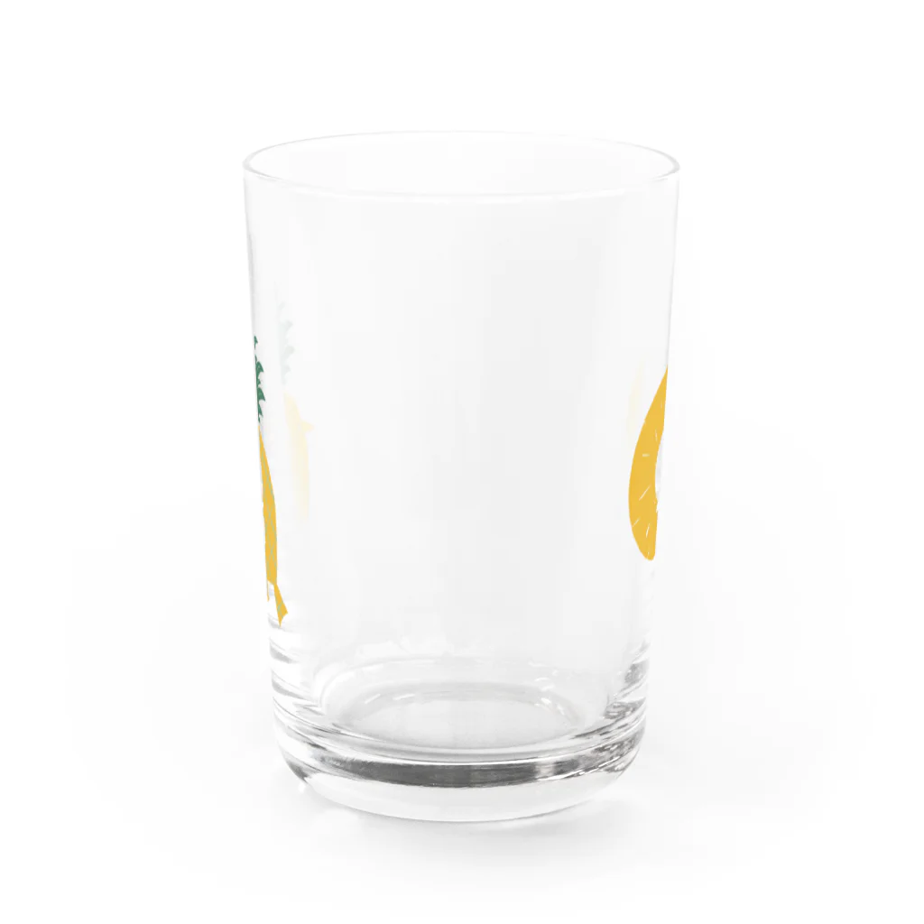 BeArtSuzumaruのパイナップルMOZU/KOFUN Water Glass :back