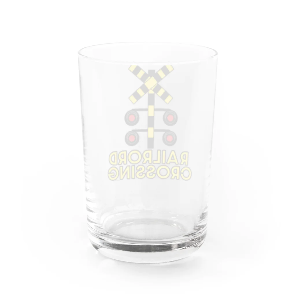 ZOUSAN　STOREのふみきりデザイン　A Water Glass :back