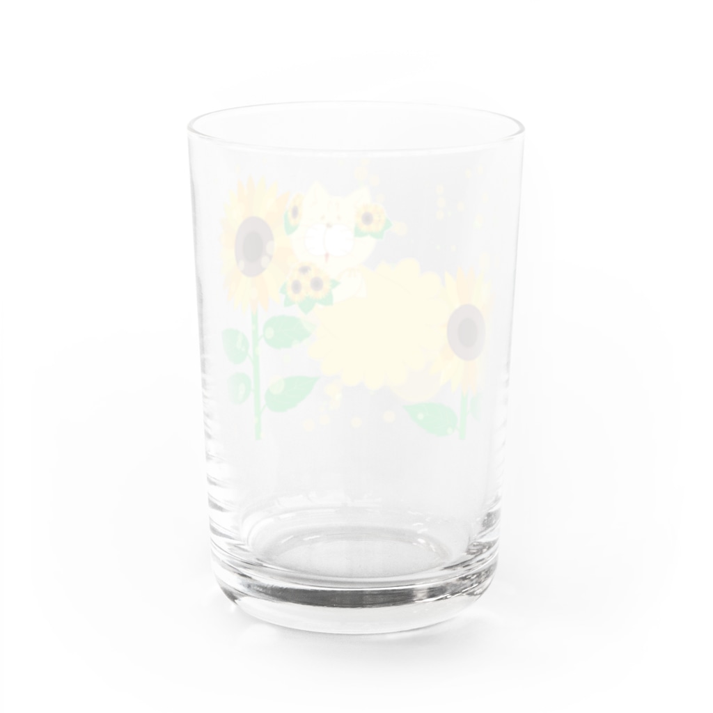 MOF-Island商店の夏だよ！ひまわりの妖精 Water Glass :back
