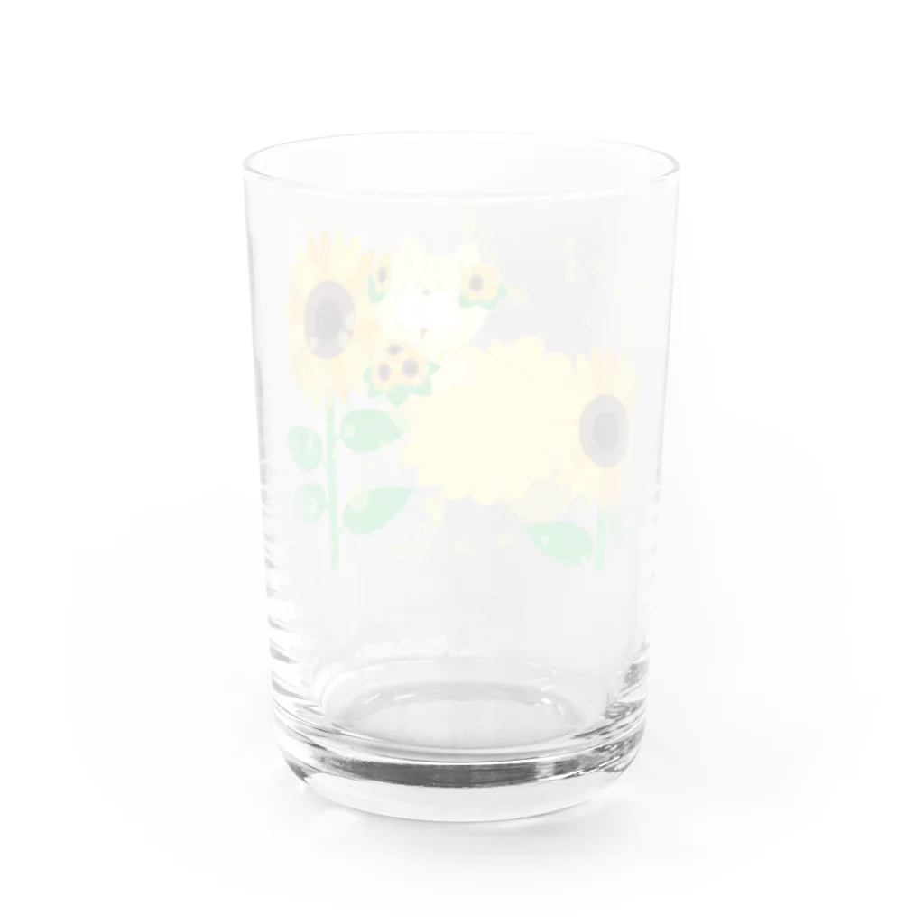 MOF-Island商店の夏だよ！ひまわりの妖精 Water Glass :back