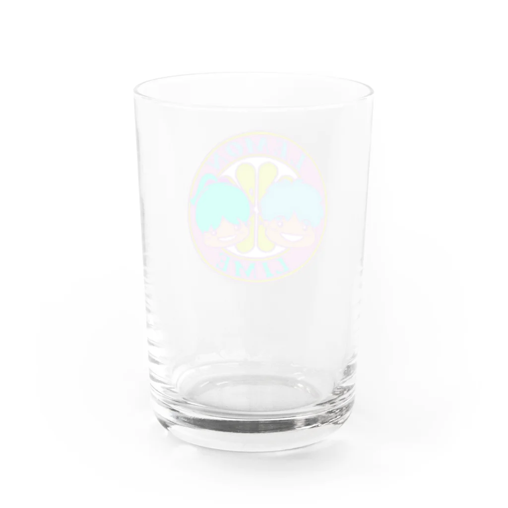 レモンとライムのレモンとライム Water Glass :back