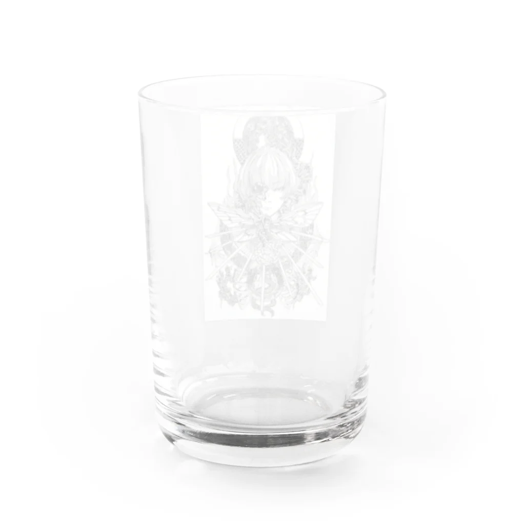 白鹿の蟒蛇 Water Glass :back