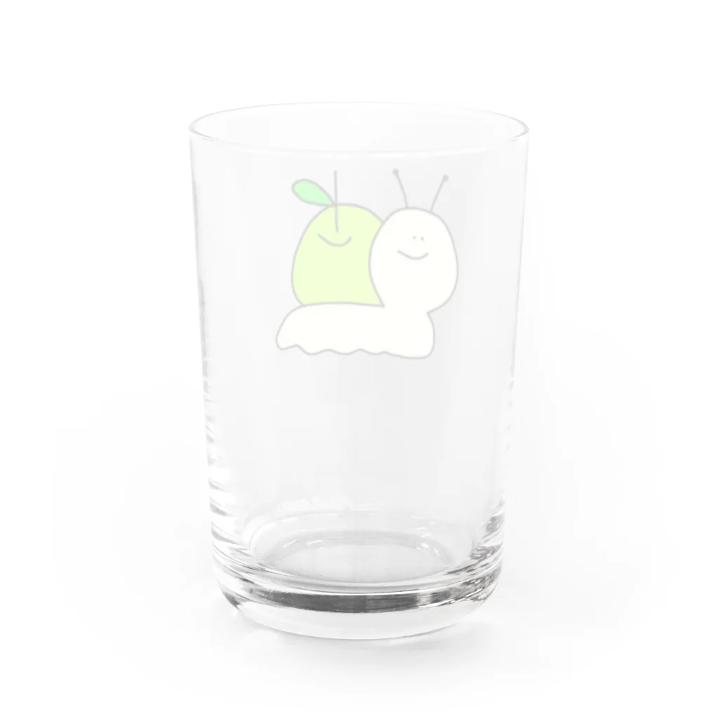 ゆるいもの倶楽部の🐌カタツムりんご🍏 Water Glass :back