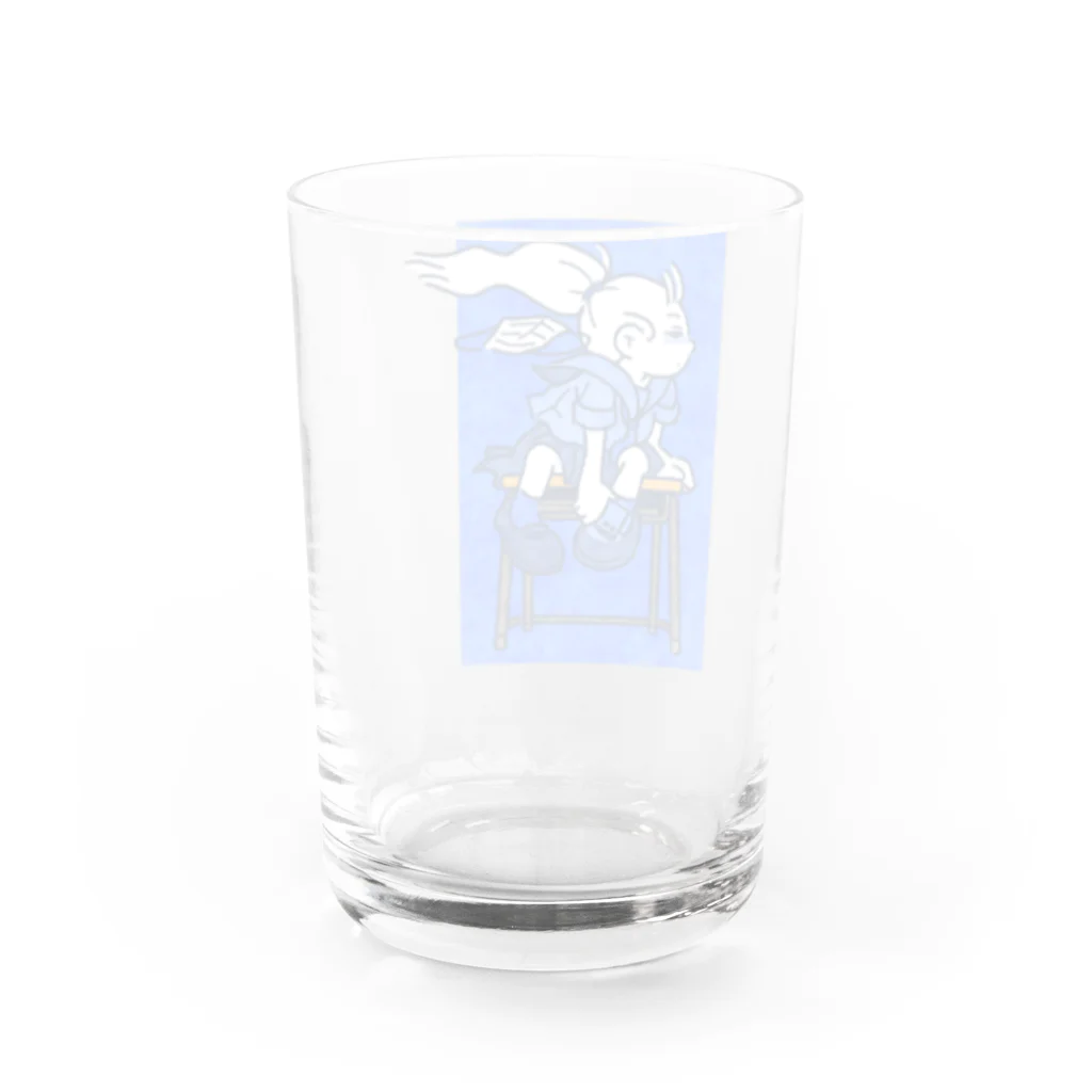 半分迷子のおみせの夏のにおいがする Water Glass :back