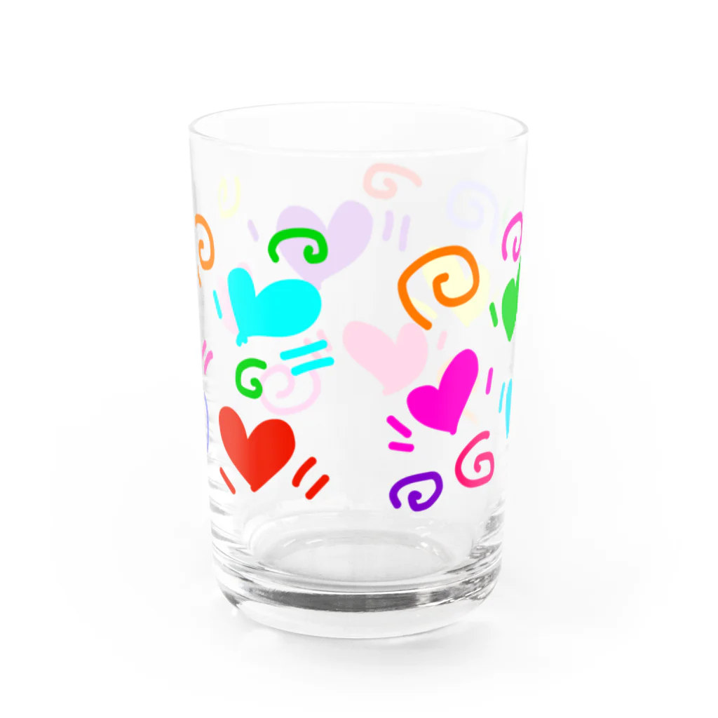 マダカルカル商店のキュン Water Glass :back