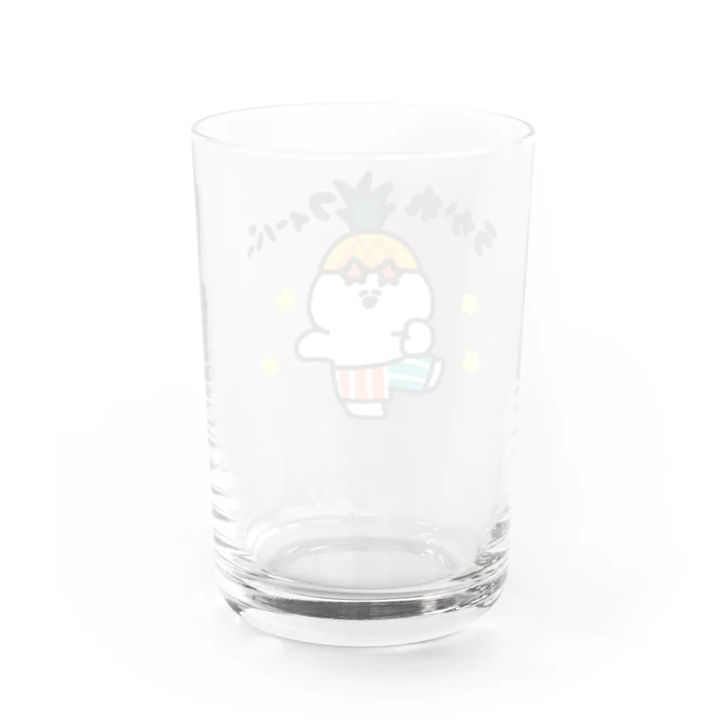 ナポリのSUZURIのうかれフィーバー Water Glass :back