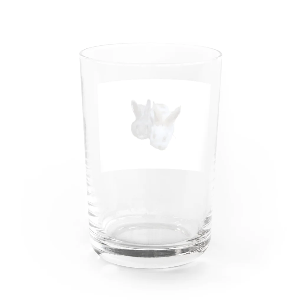 よつばナムクのよつば&まるお Water Glass :back