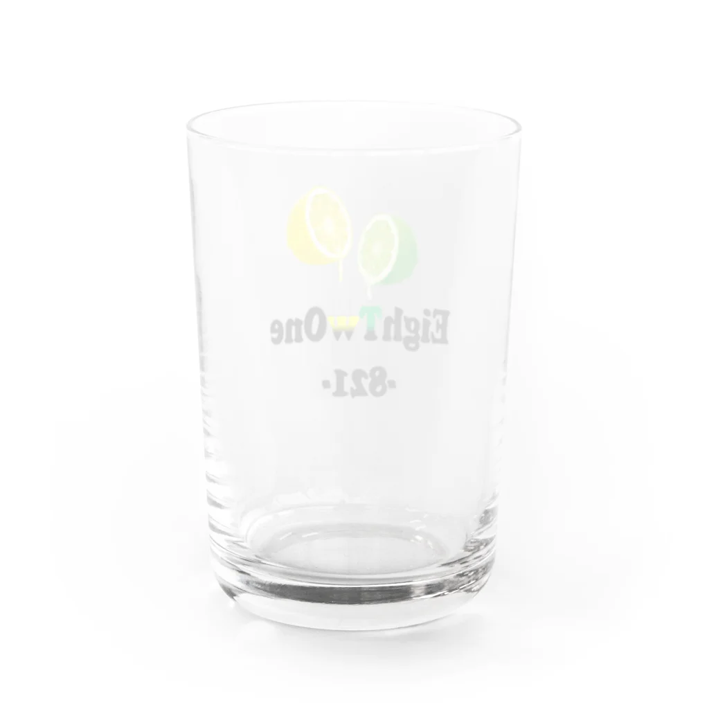 ストリートファッションはEighTwOne-821-(えいとぅーわん はちにーいち)のレモンライム Water Glass :back