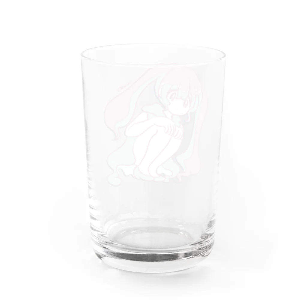 微々子(Viviko)のやわらかツインテ Water Glass :back