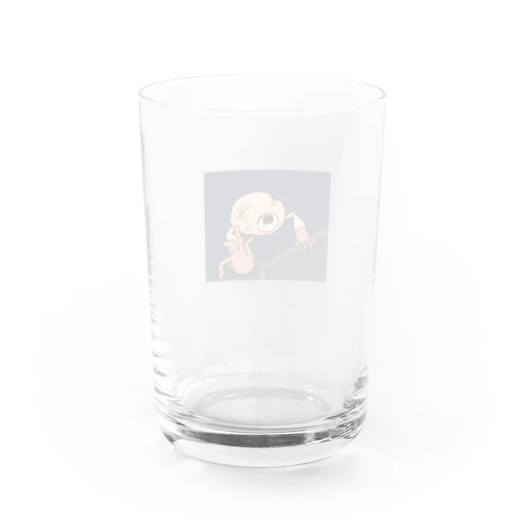 ぽりぽりの隕石くん Water Glass :back