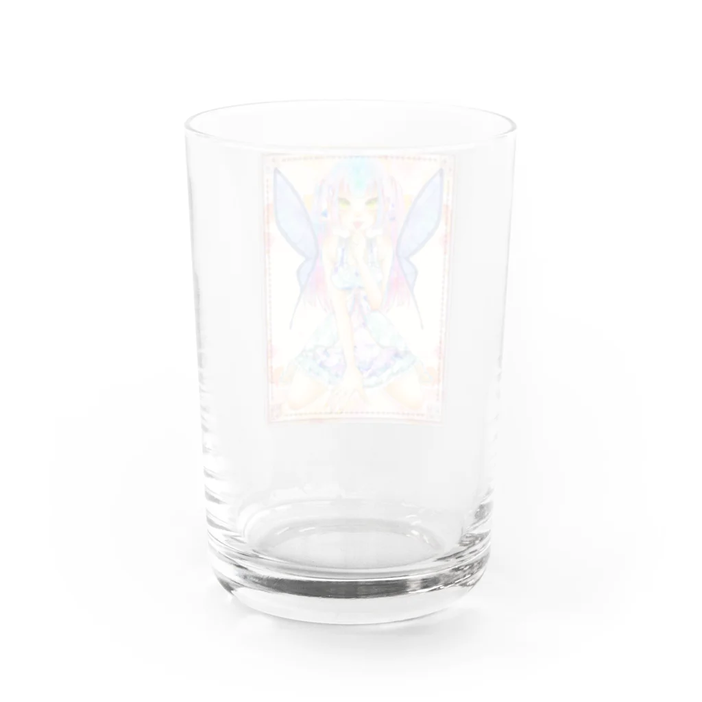 なまこの酢漬けアイテムの妖精ちゃん Water Glass :back