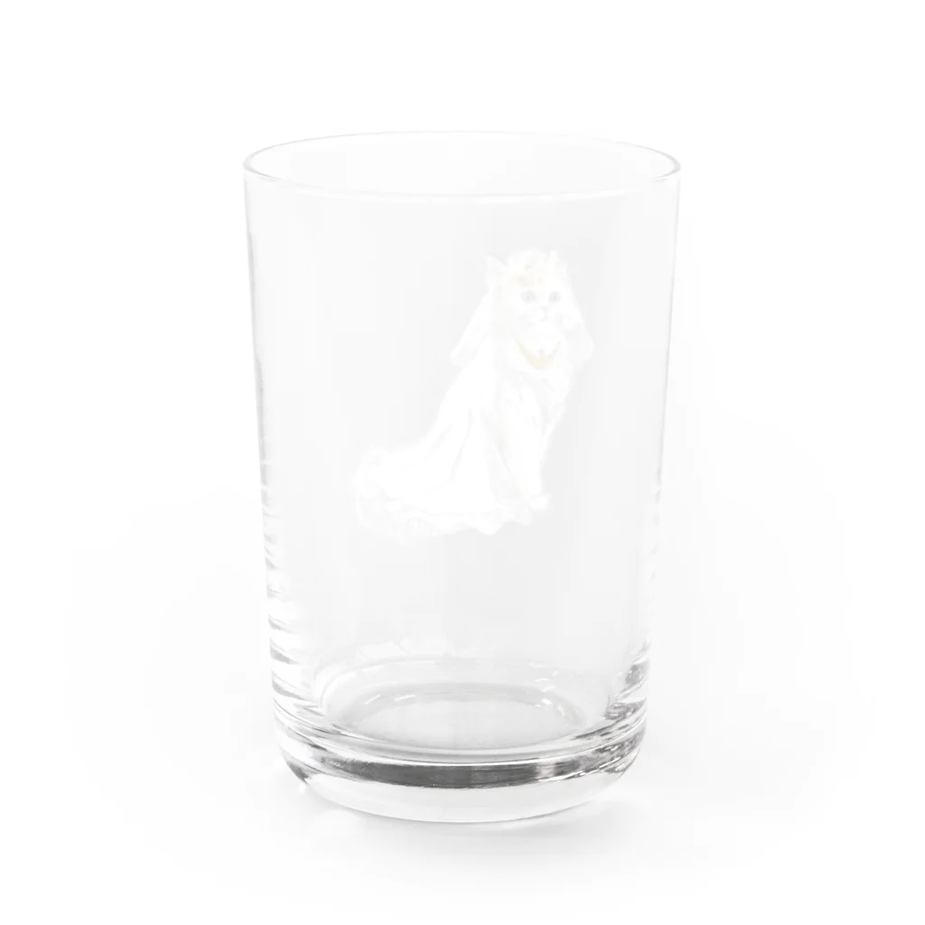 似顔絵婚姻届/スマホDIY婚姻届~ai.create~の無料♡婚姻届お揃い新婦VER. Water Glass :back