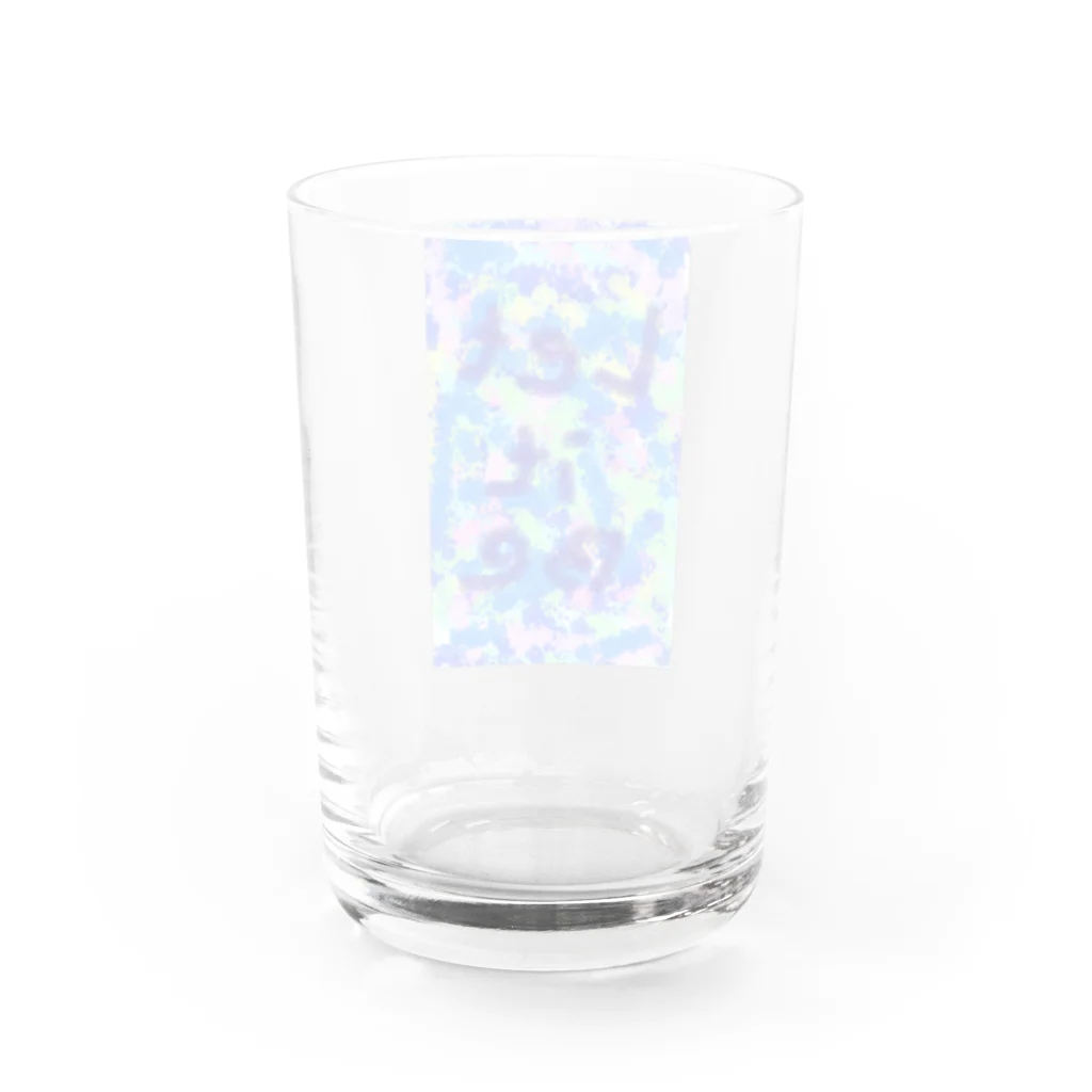 るんるんのれっと いっと びー Water Glass :back