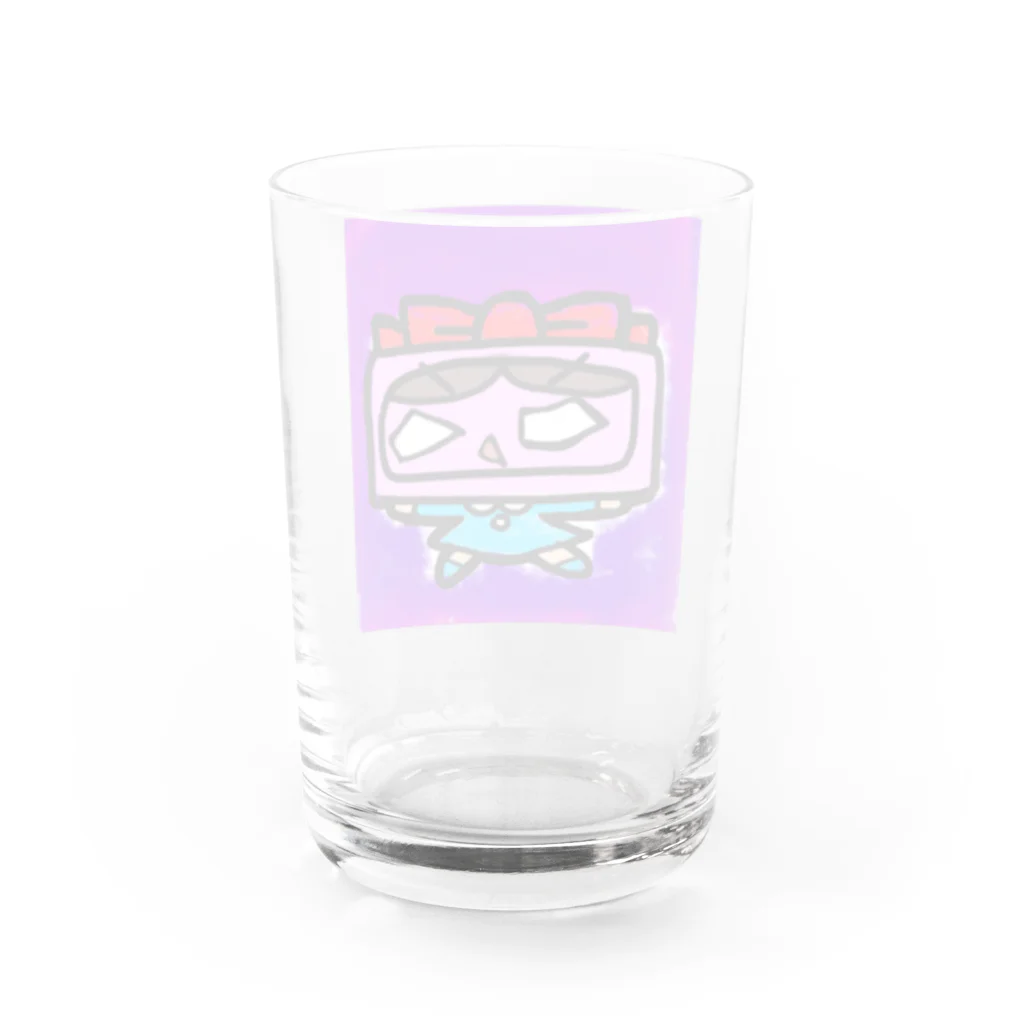 オクサバットのオドロキまくりのボタンちゃん Water Glass :back