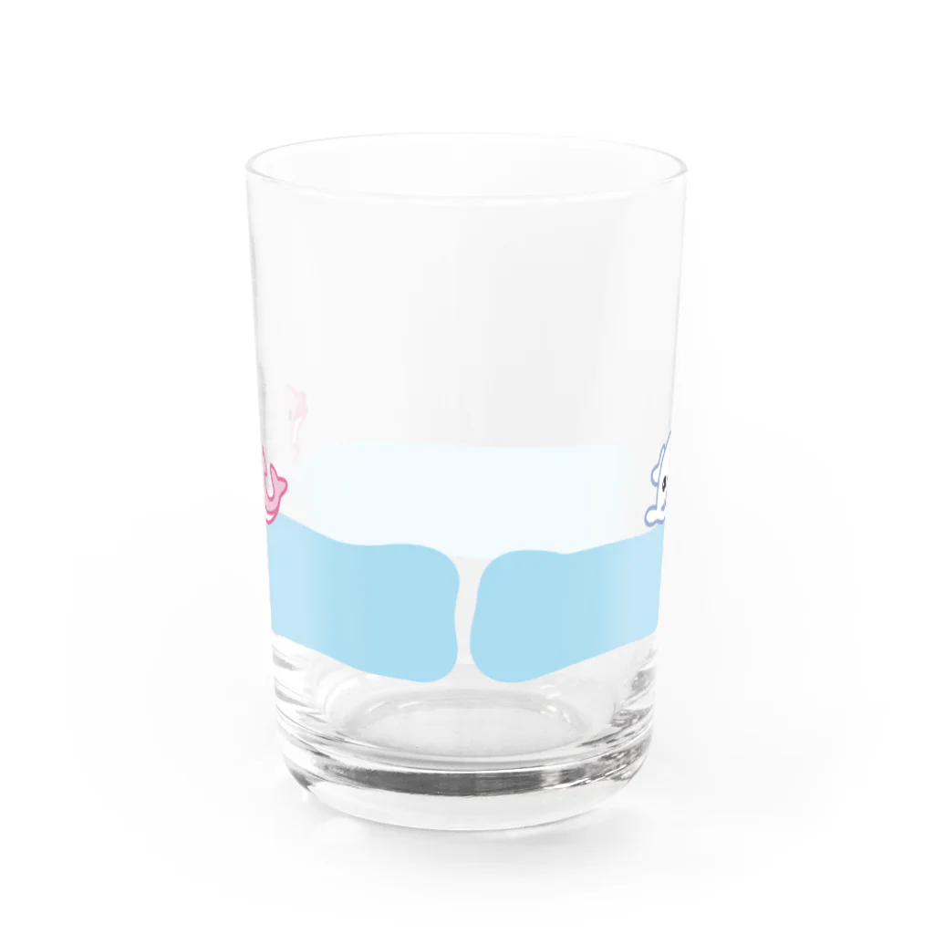 ぽよぽよ雑貨店の水上 Water Glass :back