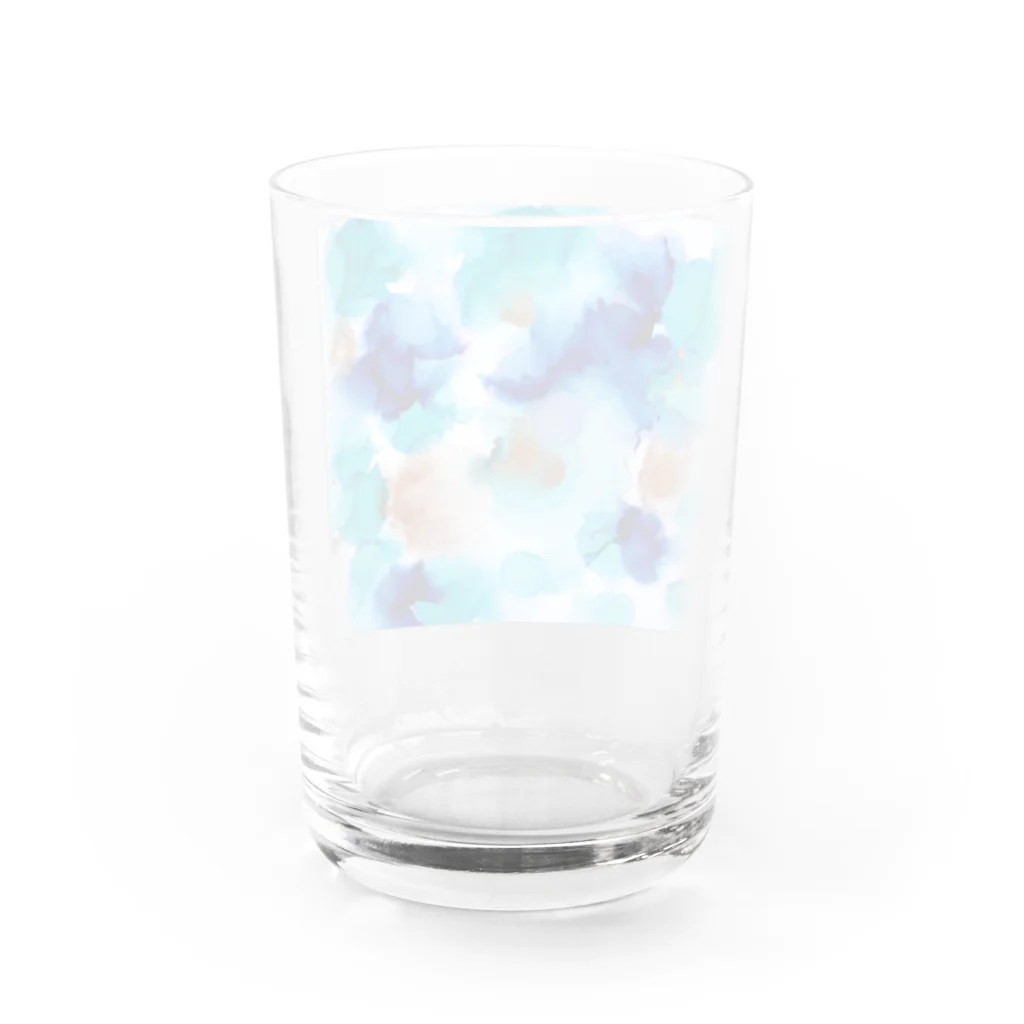 corona_homeのウォーターフラワー Water Glass :back