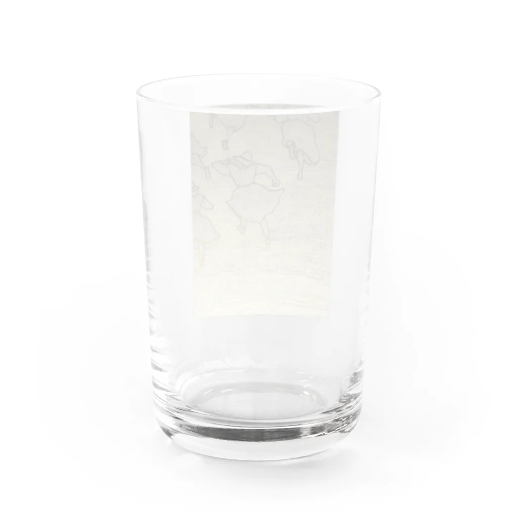 Aico/坪井愛子の鬼ごっこ Water Glass :back