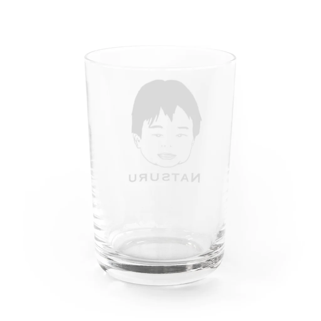 寝不足です。のNatsuru Water Glass :back