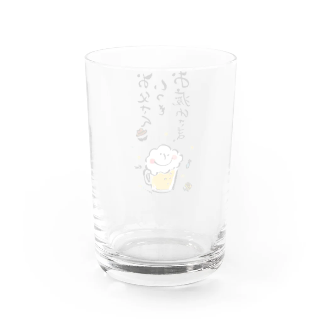 Yuu & Miiの父の日(ビール君) Water Glass :back