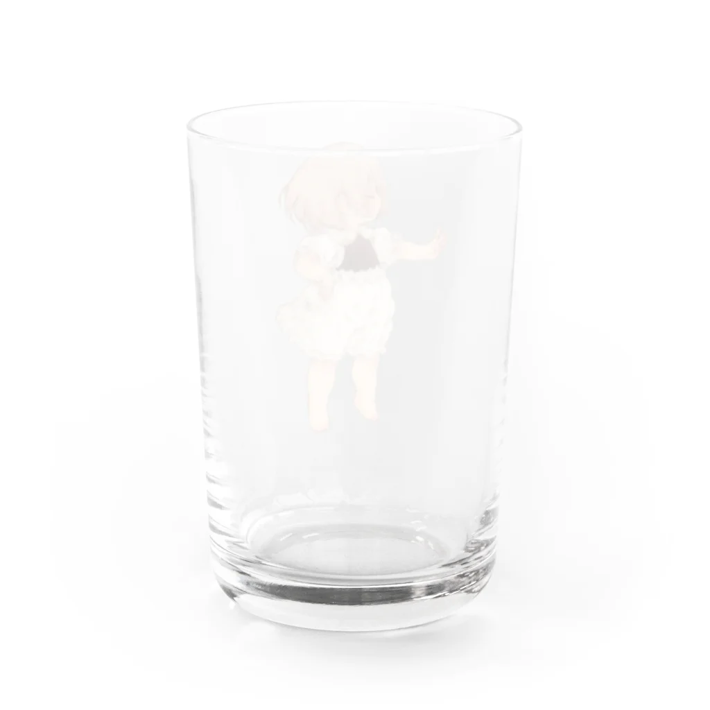 不死千代のりんぐがーる Water Glass :back