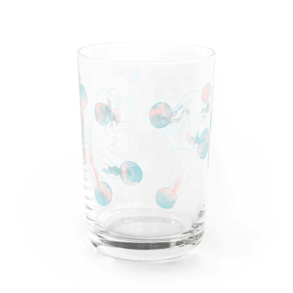 Kararihiraの涼海月 Water Glass :back