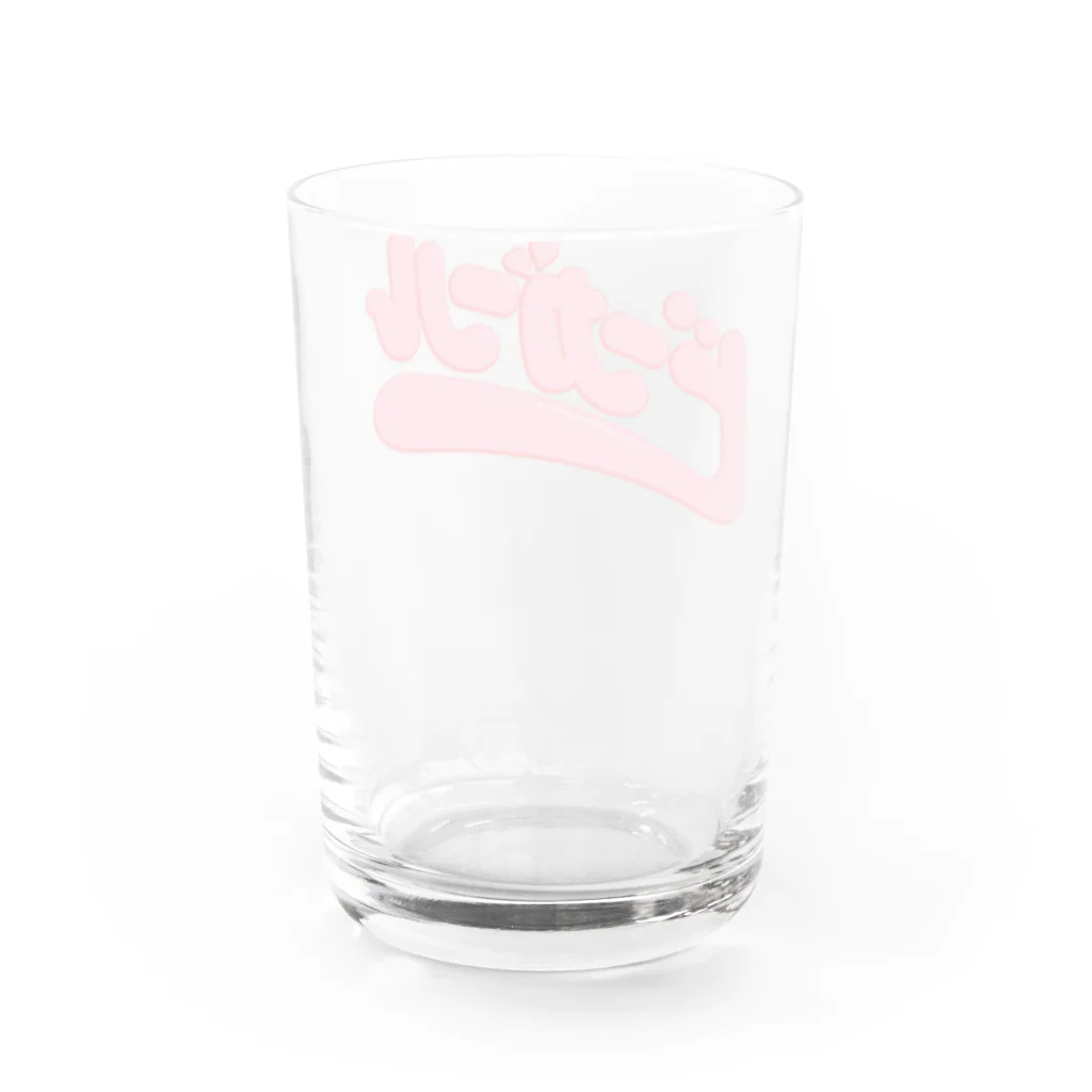 タイポティーのB-Girl Water Glass :back