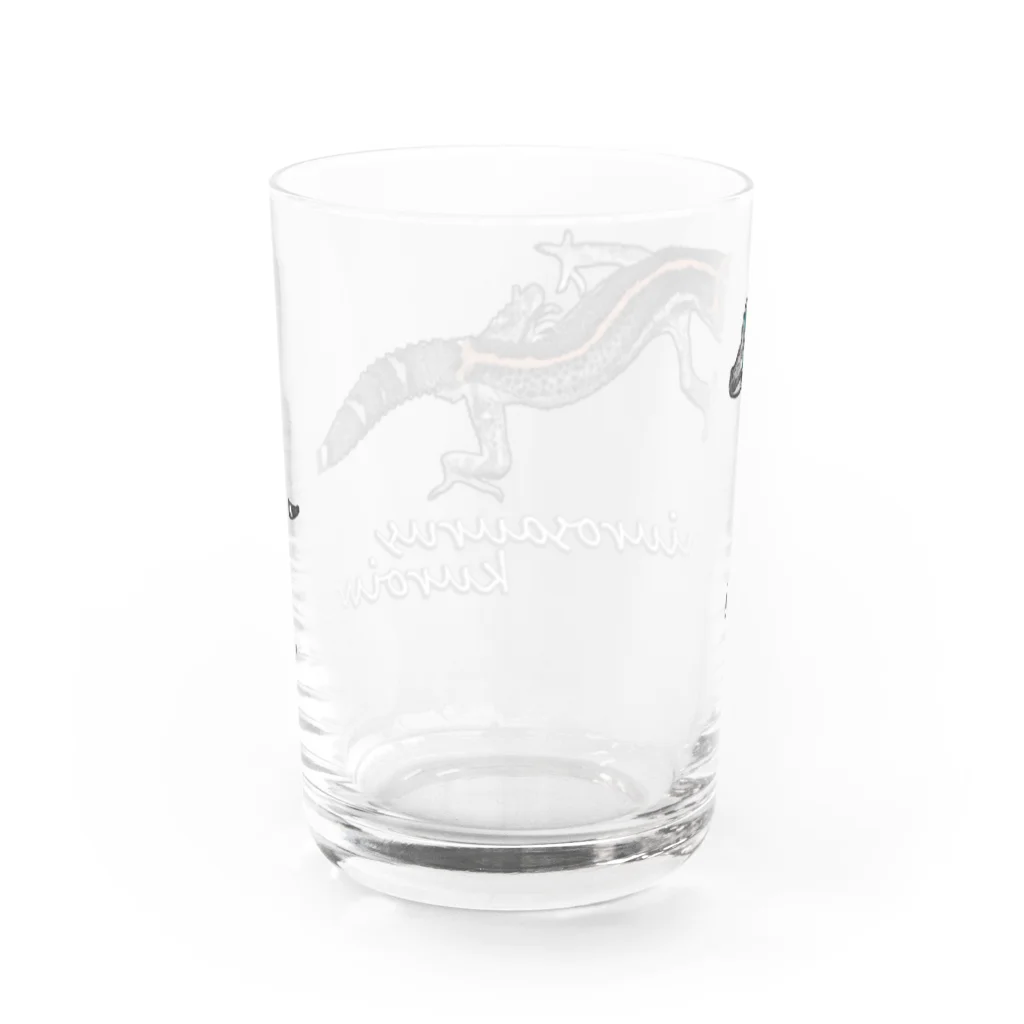 pickleSnakeの黒岩蜥蜴牴牾 Water Glass :back