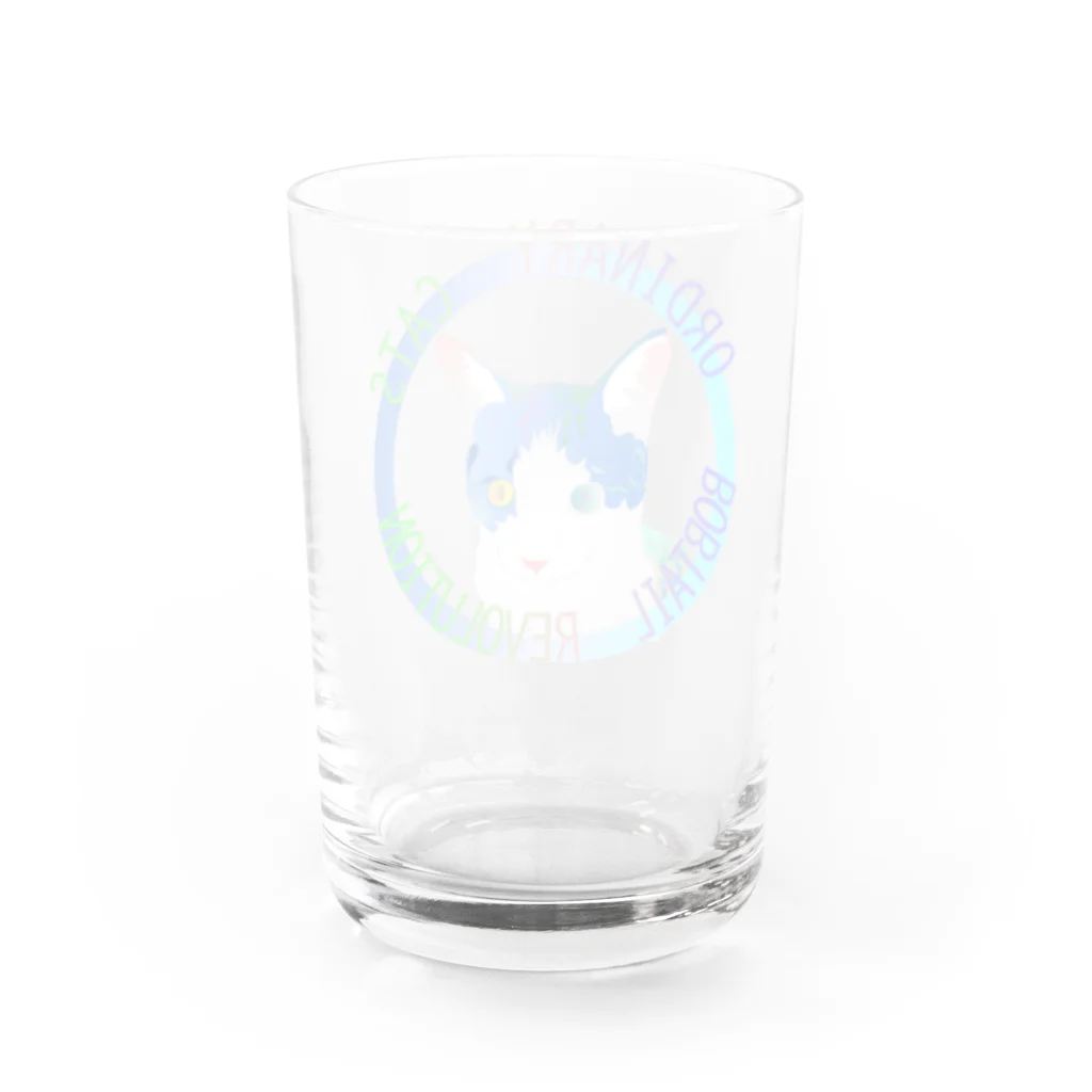 『NG （Niche・Gate）』ニッチゲート-- IN SUZURIのOrdinary Cats01h.t.(冬) Water Glass :back