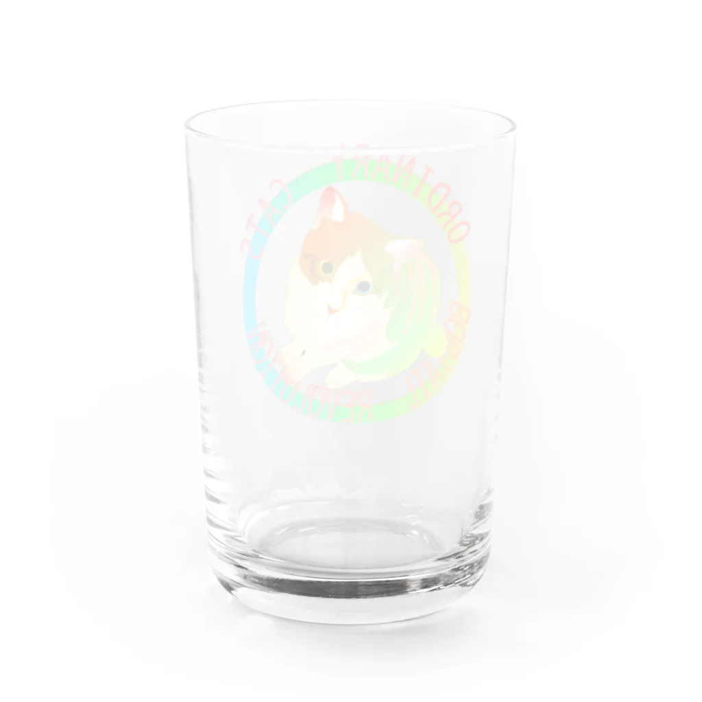 『NG （Niche・Gate）』ニッチゲート-- IN SUZURIのOrdinary Cats03h.t.(春) Water Glass :back