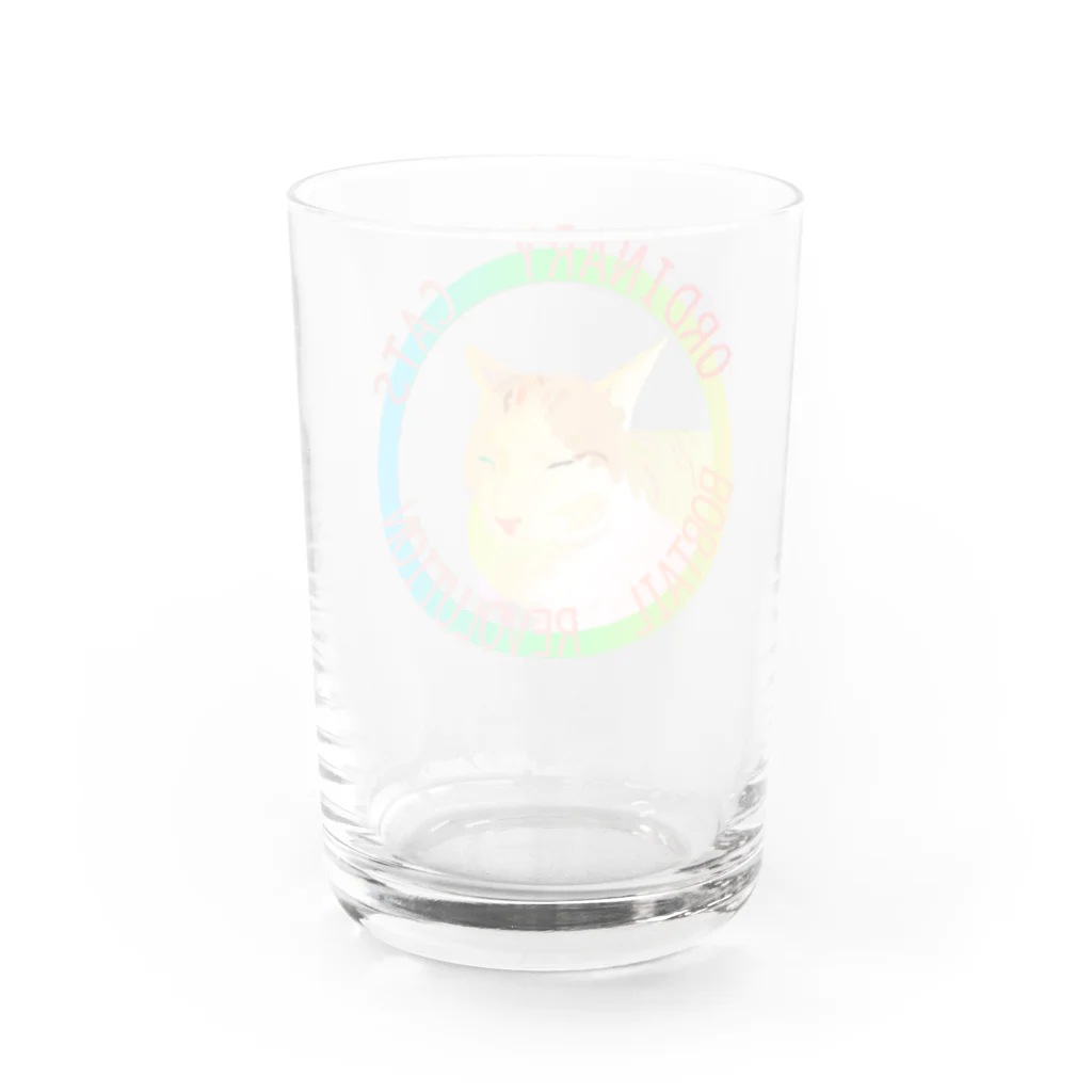 『NG （Niche・Gate）』ニッチゲート-- IN SUZURIのOrdinary Cats05h.t.(春) Water Glass :back