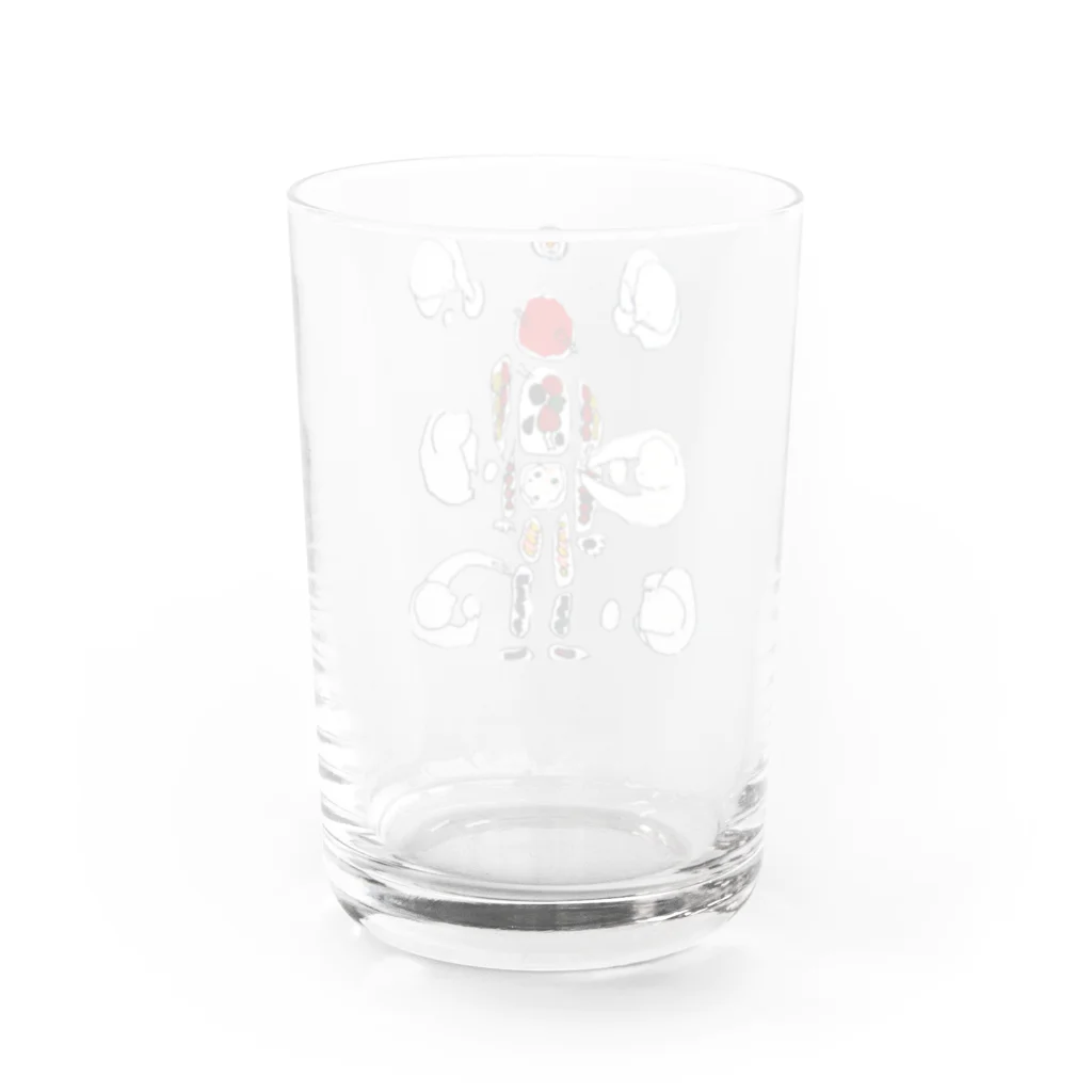 猫毛布ストアのばんさんかい Water Glass :back