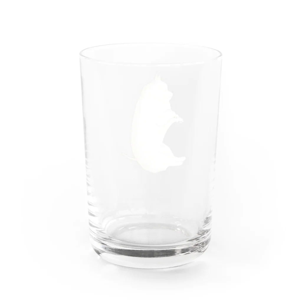 しまのずんぐりこむちゃ Water Glass :back