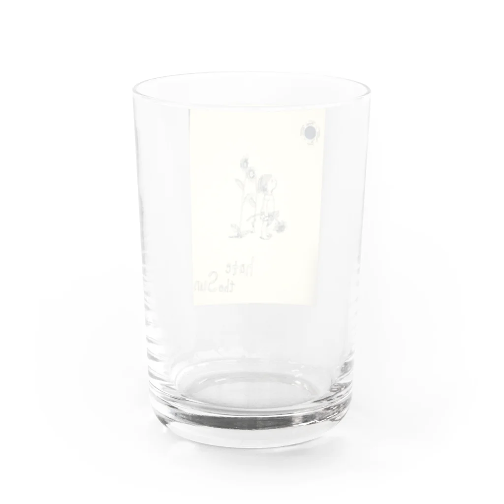 mannaの太陽に嫌われて Water Glass :back