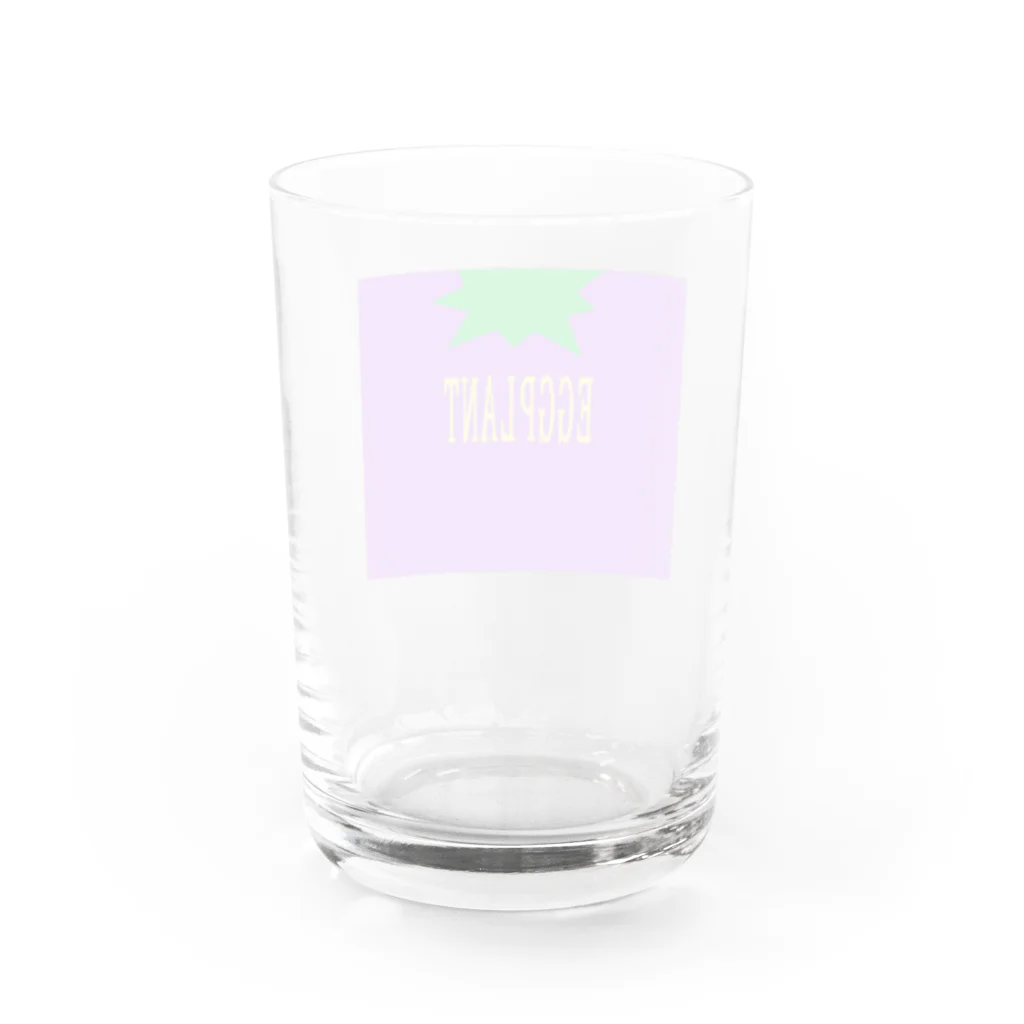 はちよんごのEGGPLANT Water Glass :back