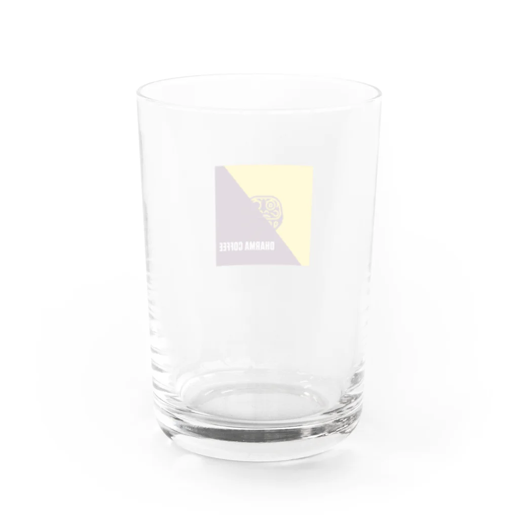 マッチングマリナ公式のダルマコーヒー Water Glass :back