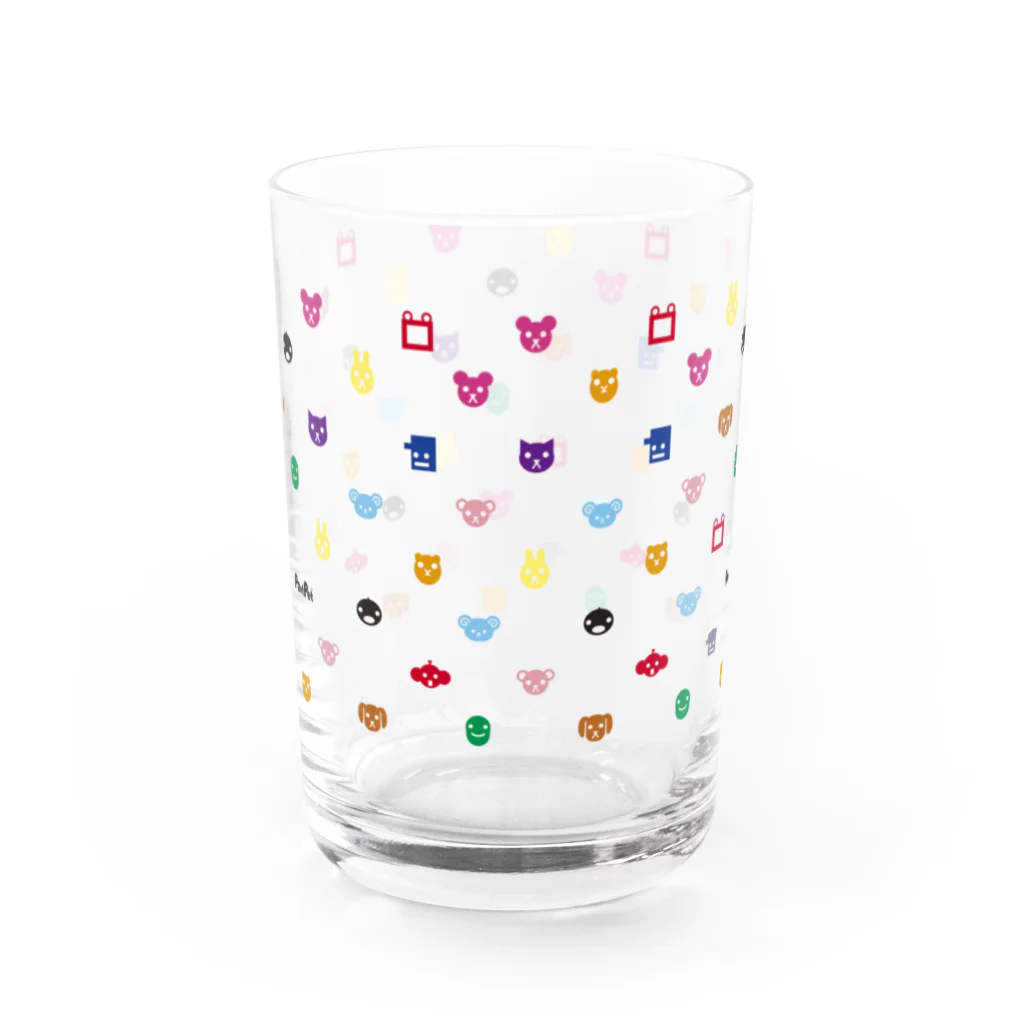 PostPet Official Shopのにじいろあいこんず Water Glass :back