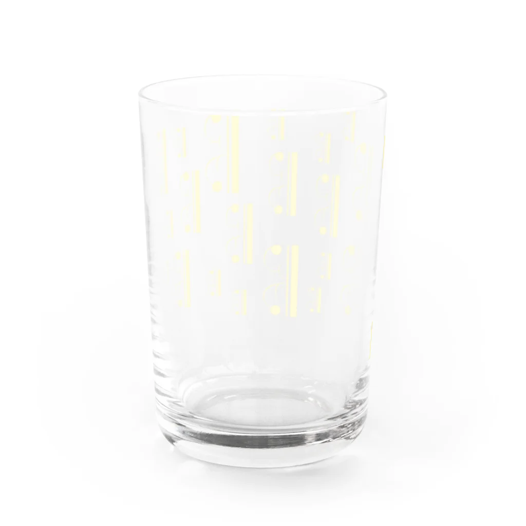 onkaのハ音記号小物 Water Glass :back