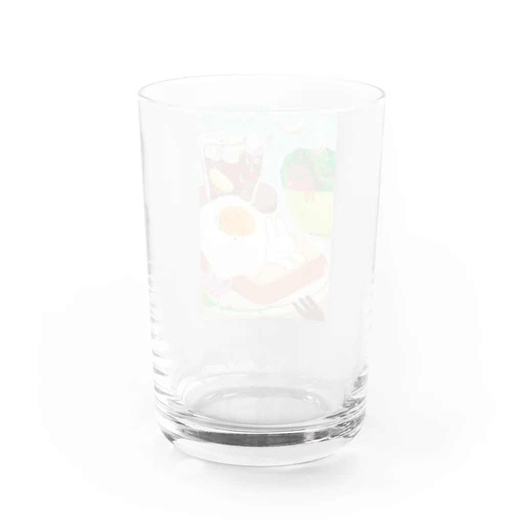 Sugar Ginger Cookieのプティと朝食 Water Glass :back