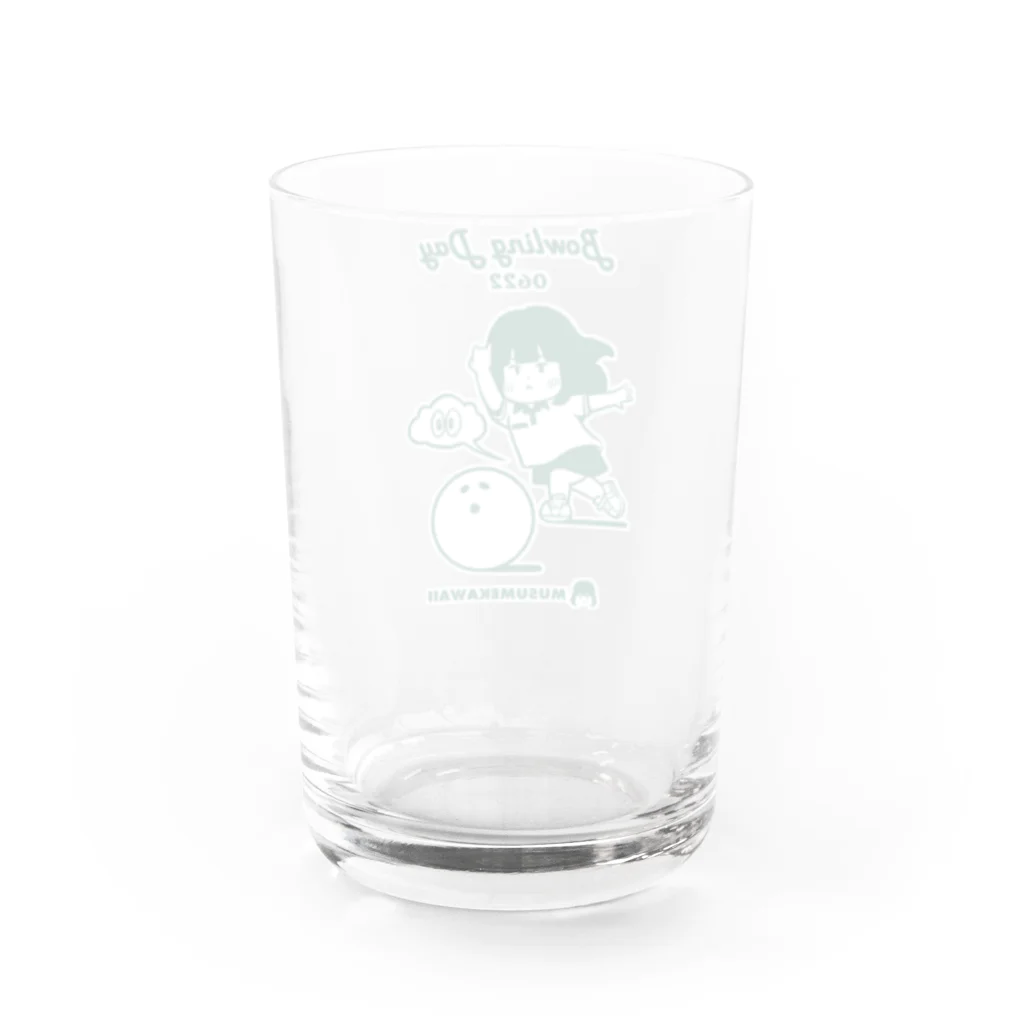 MUSUMEKAWAIIの0622「Bowling Day」 Water Glass :back