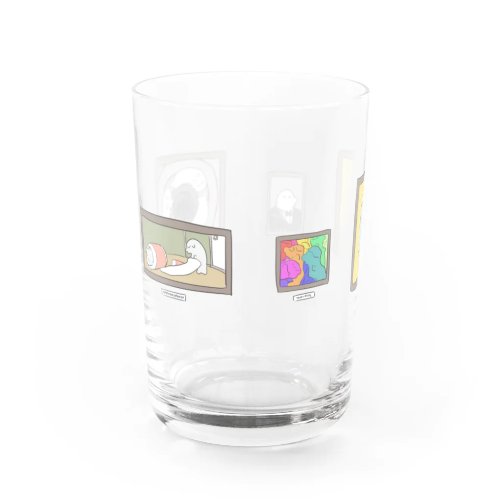 犬小屋の芸術 Water Glass :back