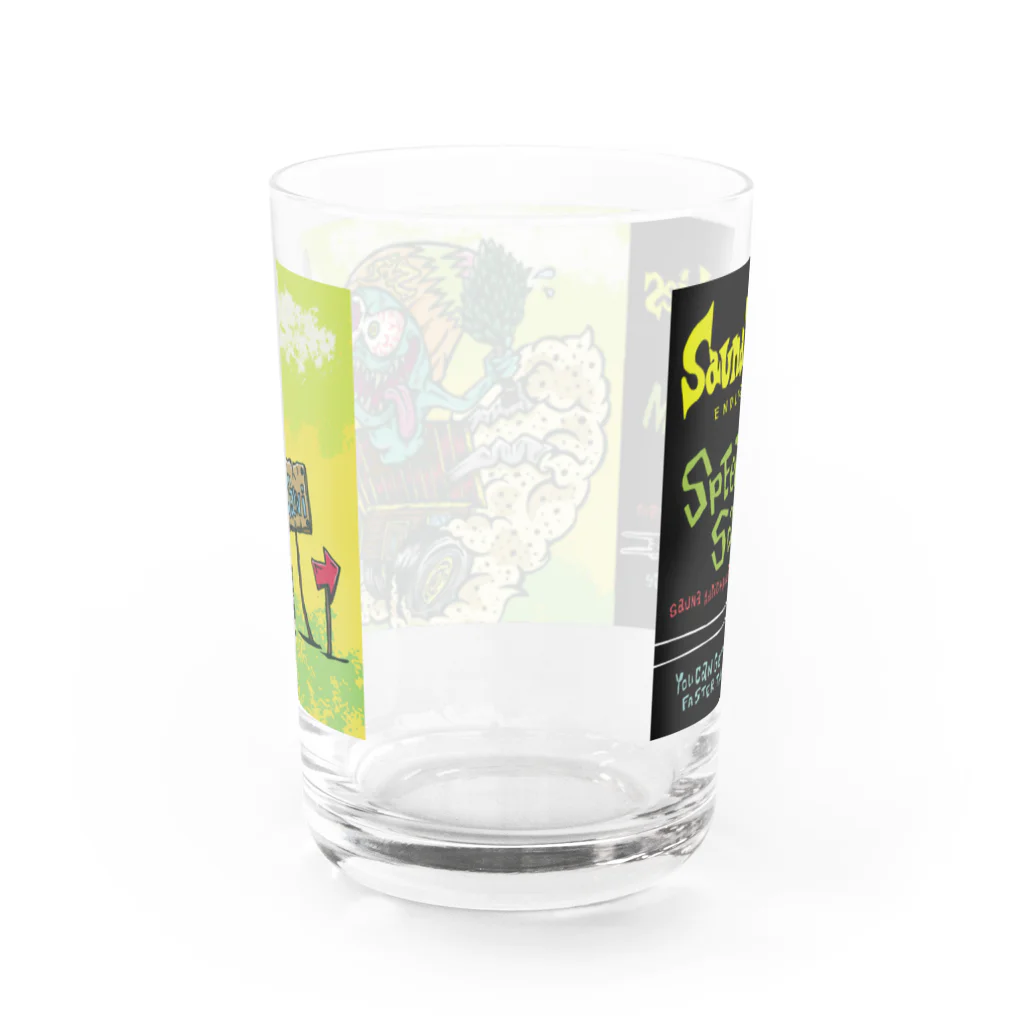 SAUNA ZOMBIESのSAUNA ZOMBIES-Weird Sauna Monsters GLASS- Water Glass :back