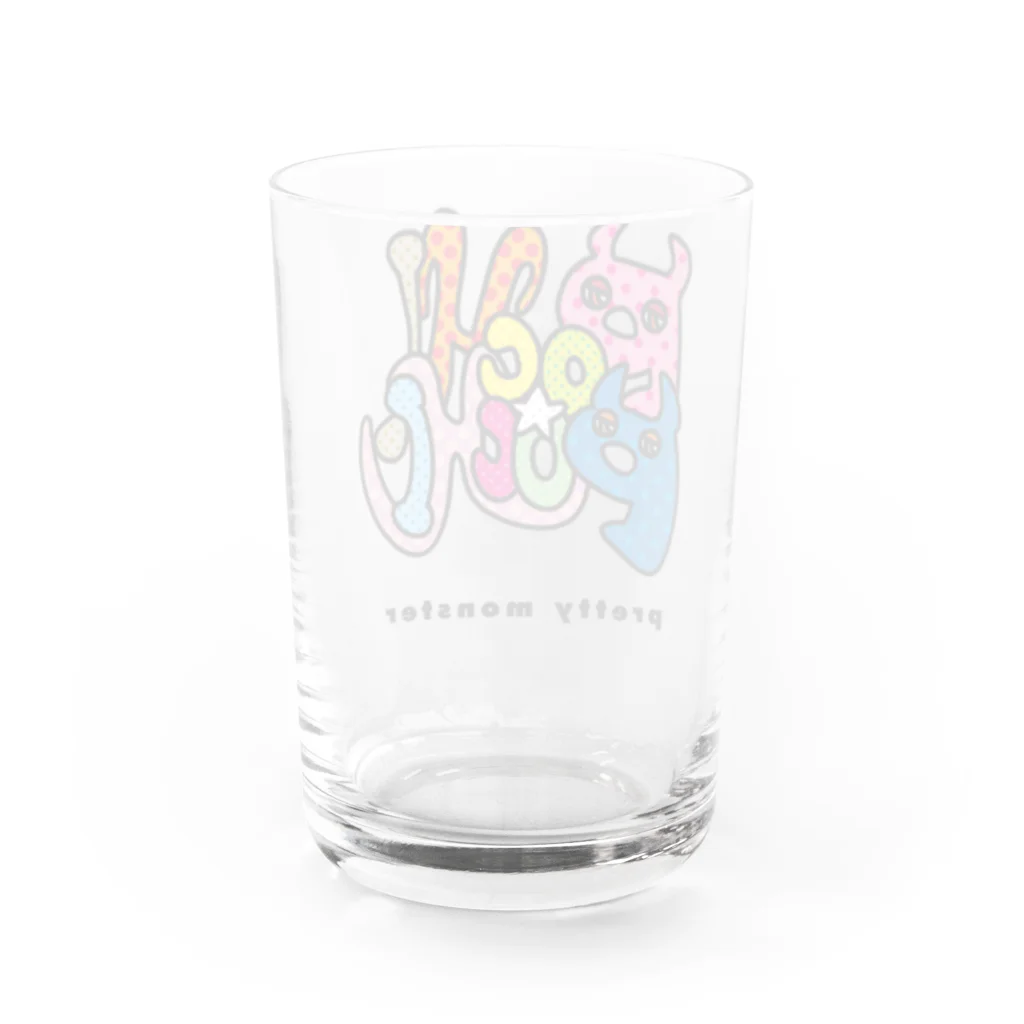 pochi-pochiのpochi-pochiマーク Water Glass :back